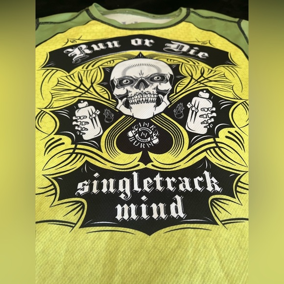 INKnBURN Run or Die tech shirt Classic Original design. Rare - Picture 4 of 14